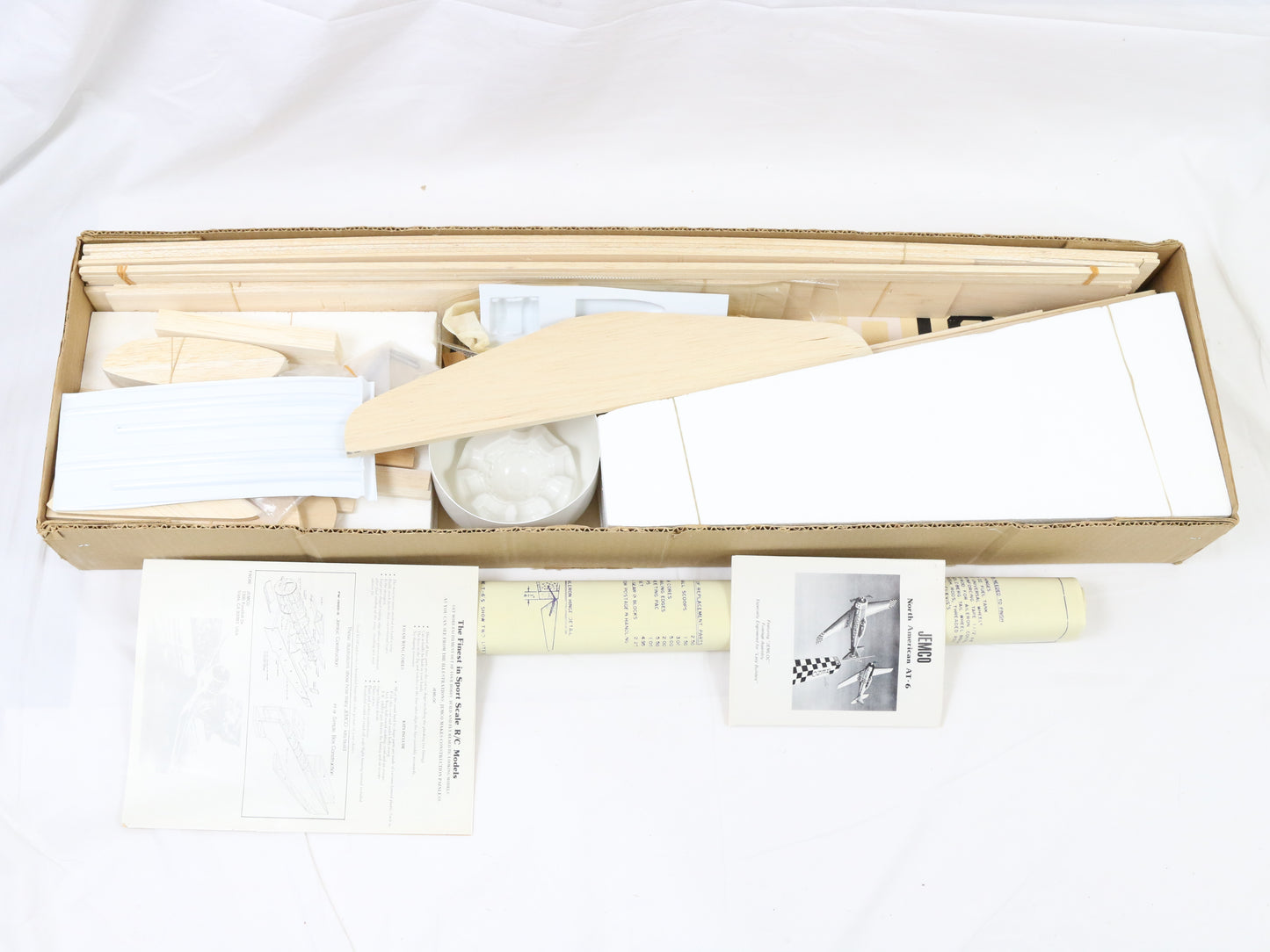 Jemco North American At-6 54" Wingspan Wood RC Wood Kit