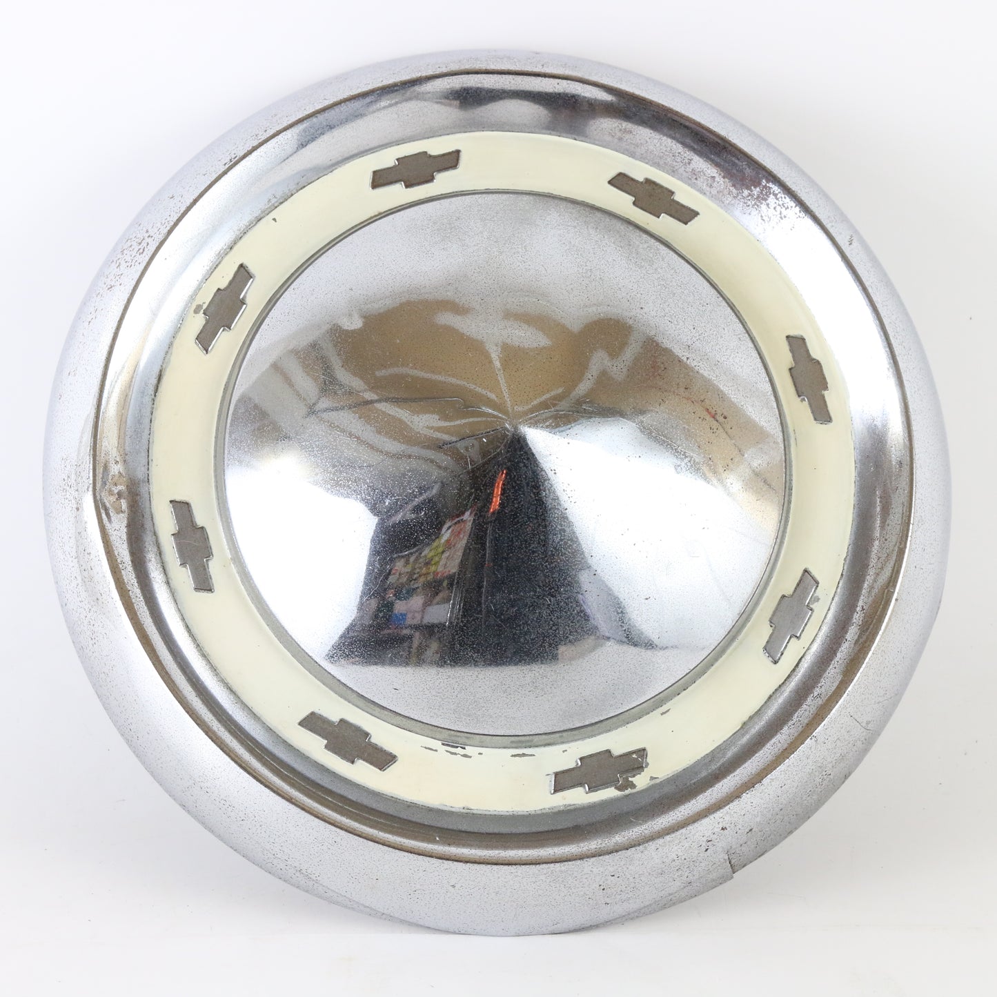 Lot Of 2 1955-56 Chevrolet Chevy Metal Dog Dish Hubcap 10.75"