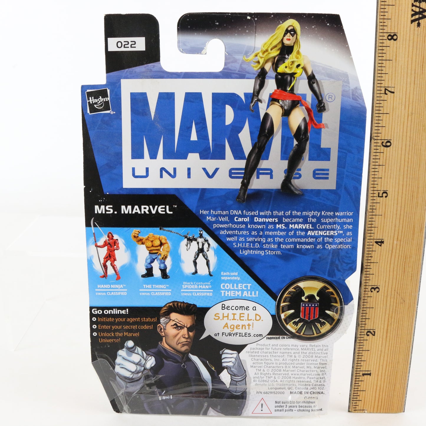 Marvel Universe 022 Red Ms Marvel 3.75" Action Figure Hasbro
