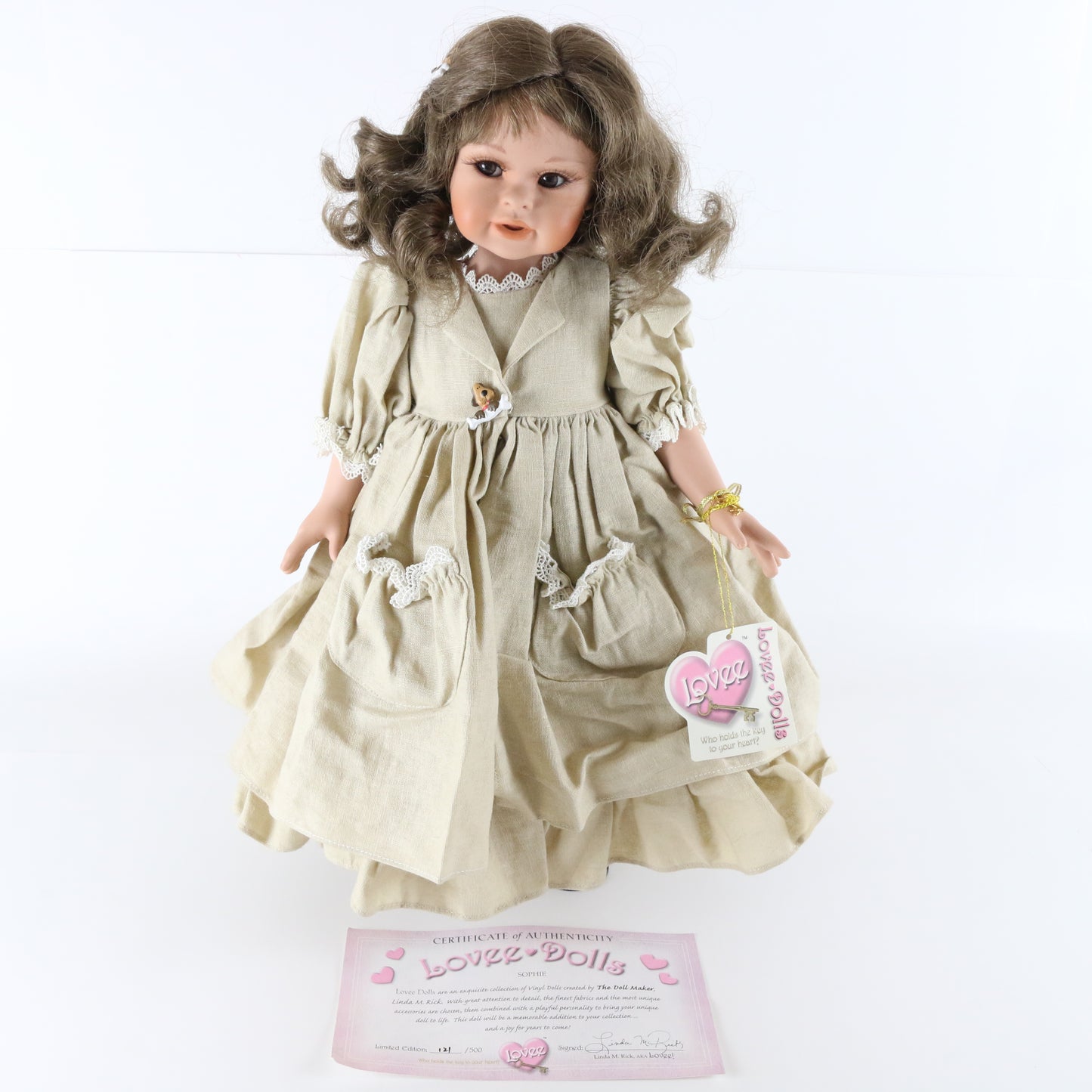 Sophie Linda Rick Lovee Dolls Large Vinyl 19" Girl 121/500