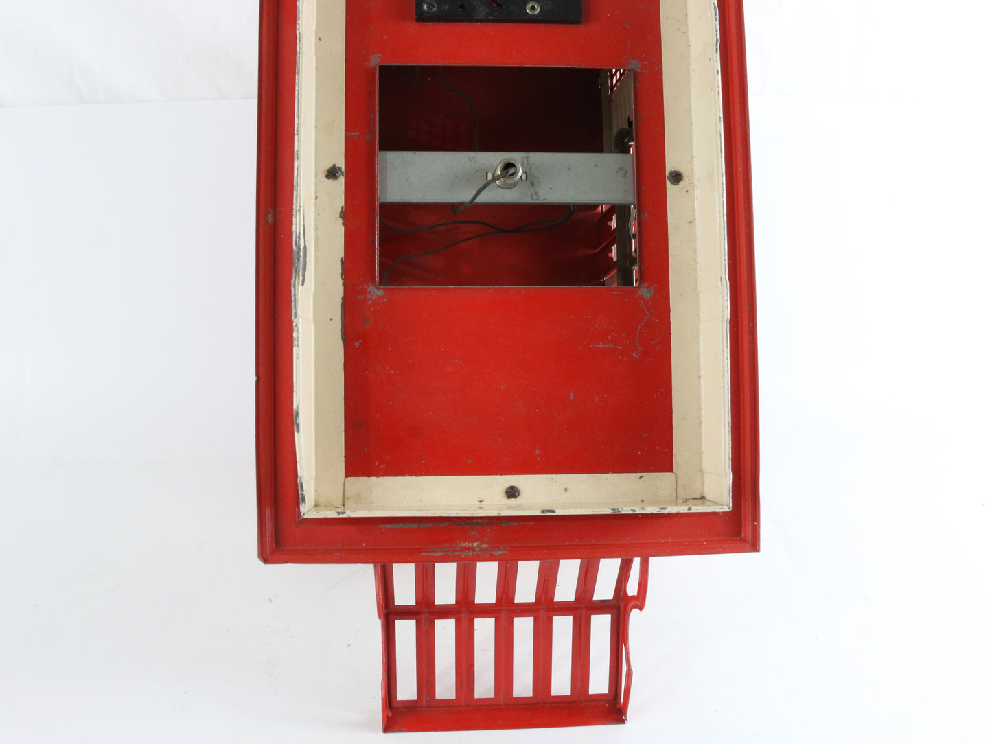 City Passenger Train Station Red & White Tinplate Lionel O 115 Tinplate classic station building for O gauge