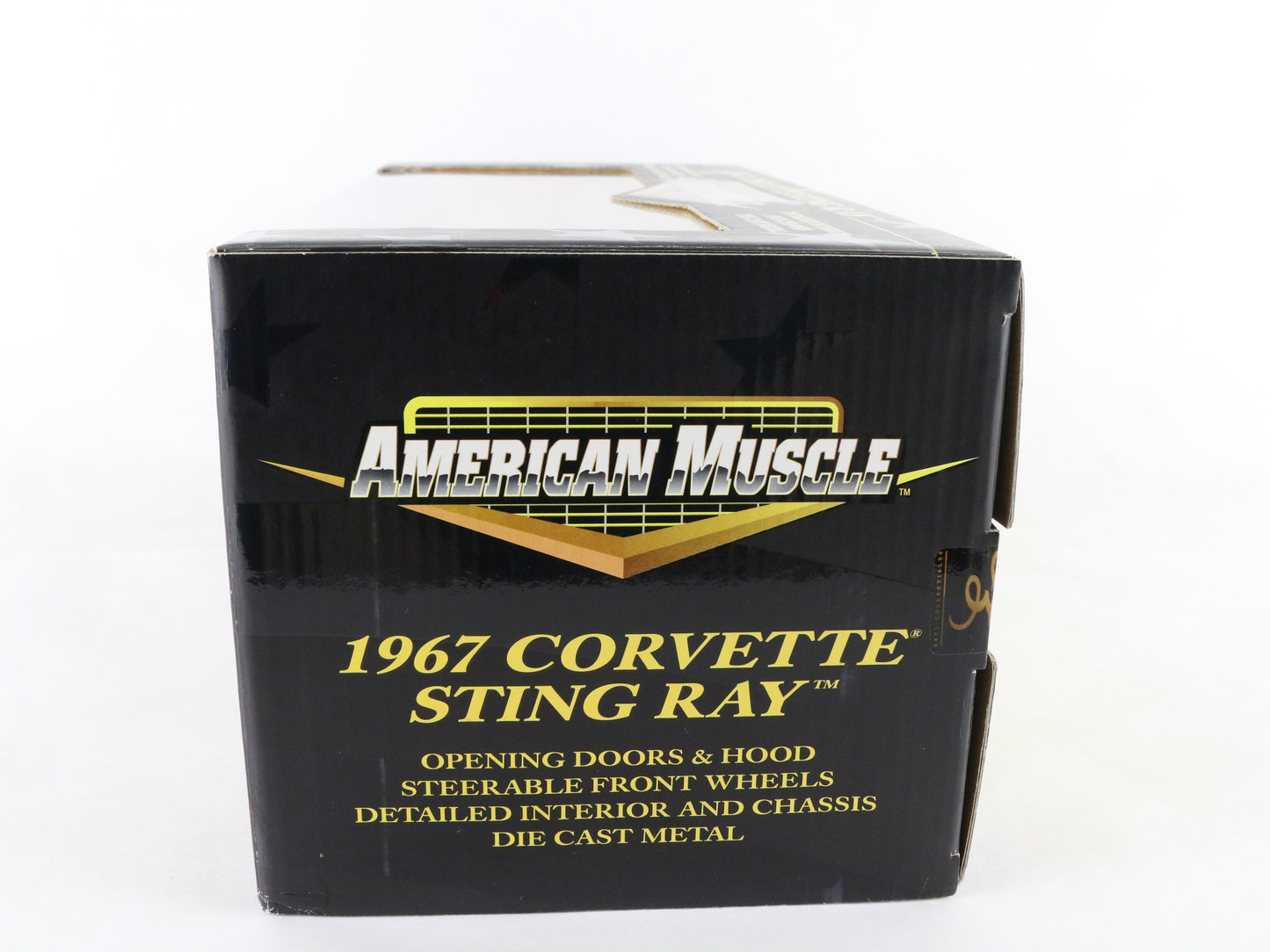 1967 Chevy Corvette Sting Ray Black Blue American Muscle ERTL 1:18 Model 32276