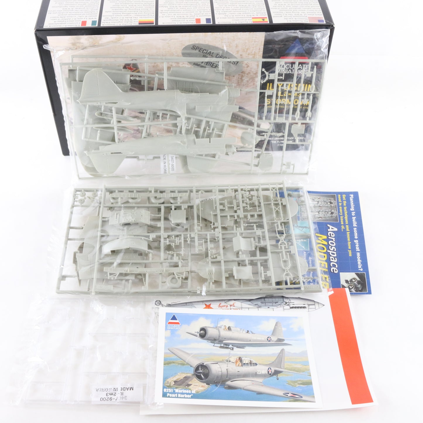 Ilyushin IL2-M3 Stormovik Attack Plane Special Accurate Miniatures 1:48 Kit 3407