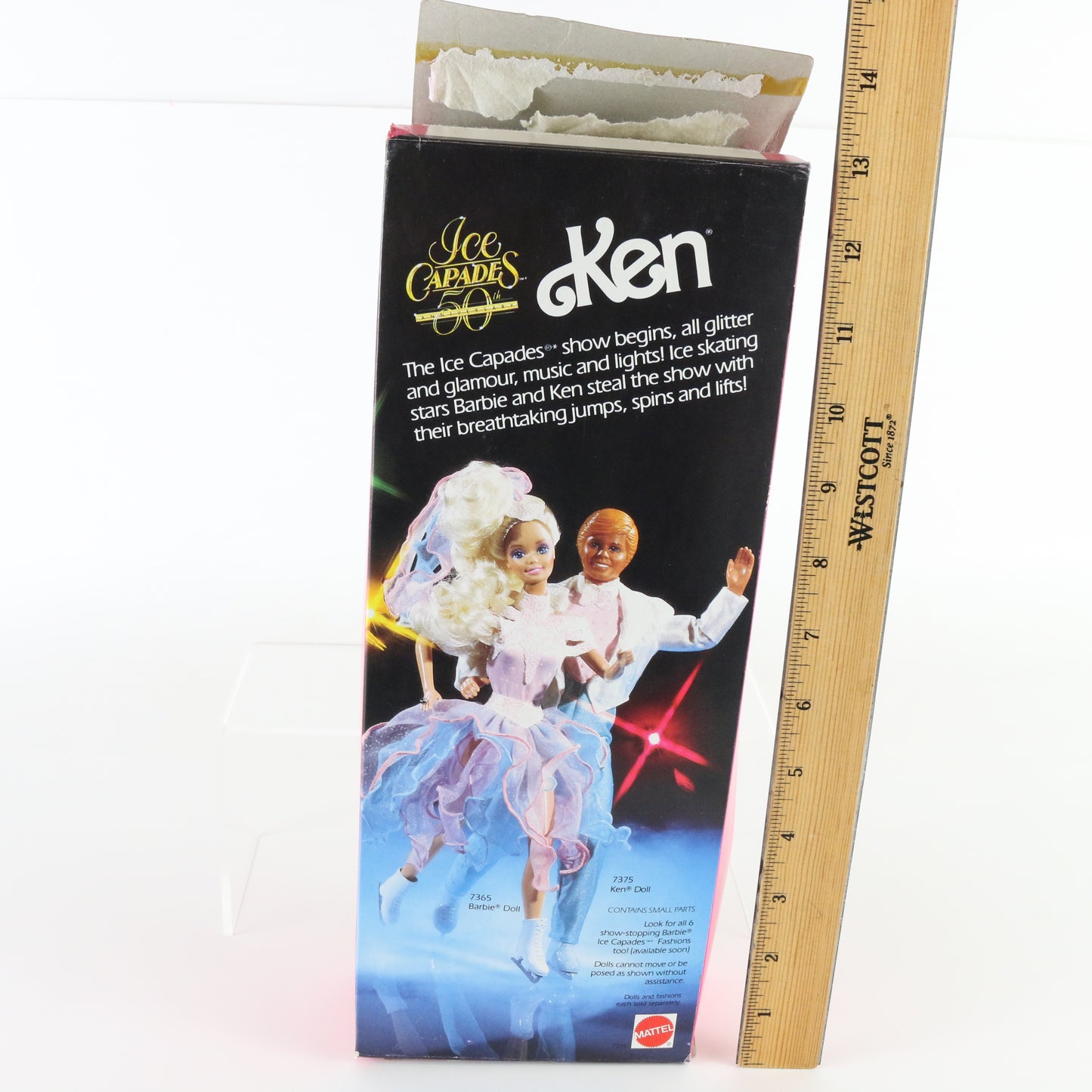 Barbie Ken Ice Capades 50th Anniversary Skating Partner Mattel 7375 1989