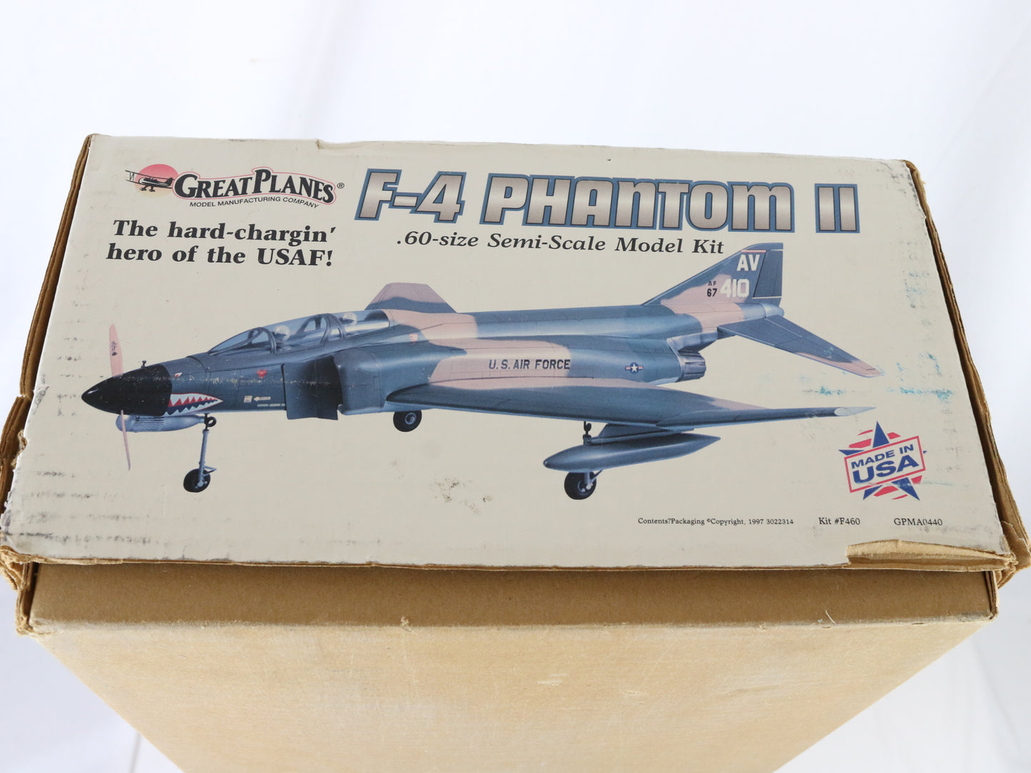 Great Planes F-4 Phantom II USA .60 Size 58.5" Wingspan Wood RC Kit