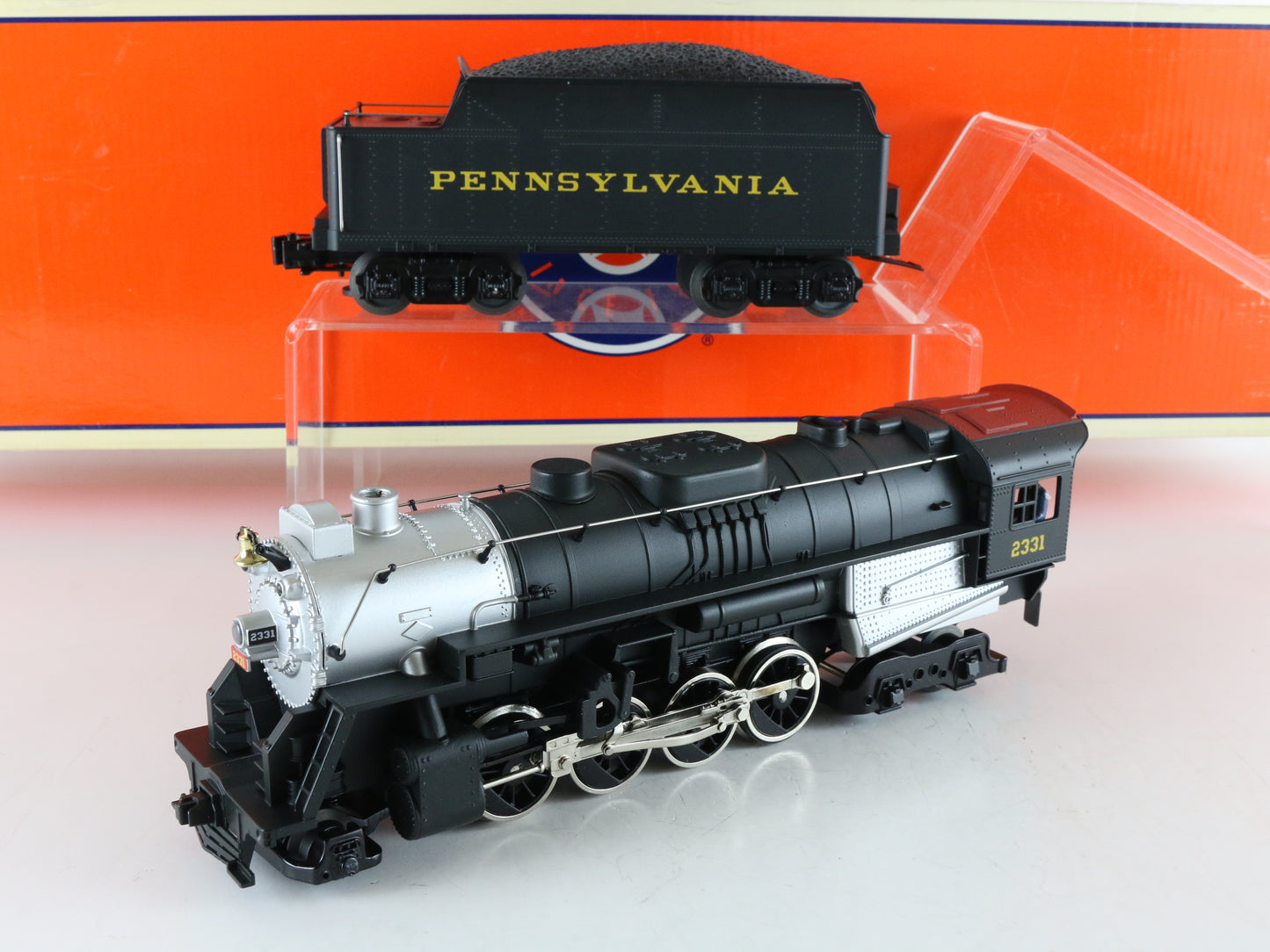 Lionel O 6-18765 Pennsylvania PRR 2331 Berkshire Jr Steam Loco & Tender