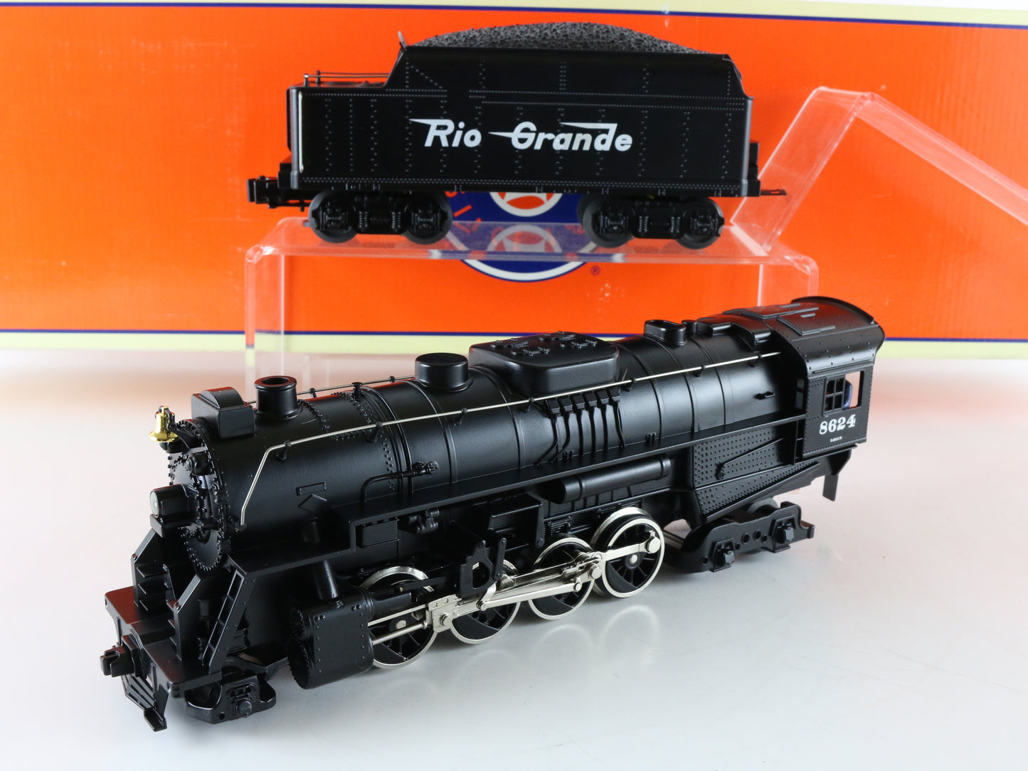 Lionel O 6-38624 Rio Grande 2-8-4 Berkshire Jr Steam Locomotive & Tender