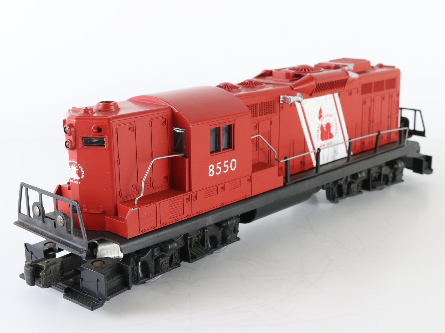 Lionel O Jersey Central 8550 Red GP9 Diesel Locomotive Engine