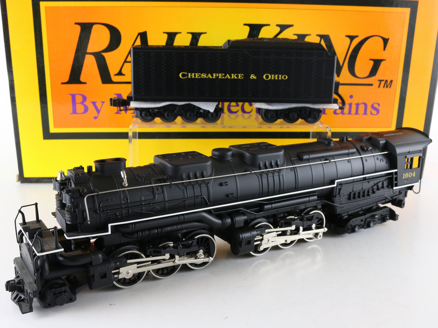 MTH O 20-1117l Chesapeake Ohio Allegheny 2-6-6-6 Articulated Steam Loco #1604