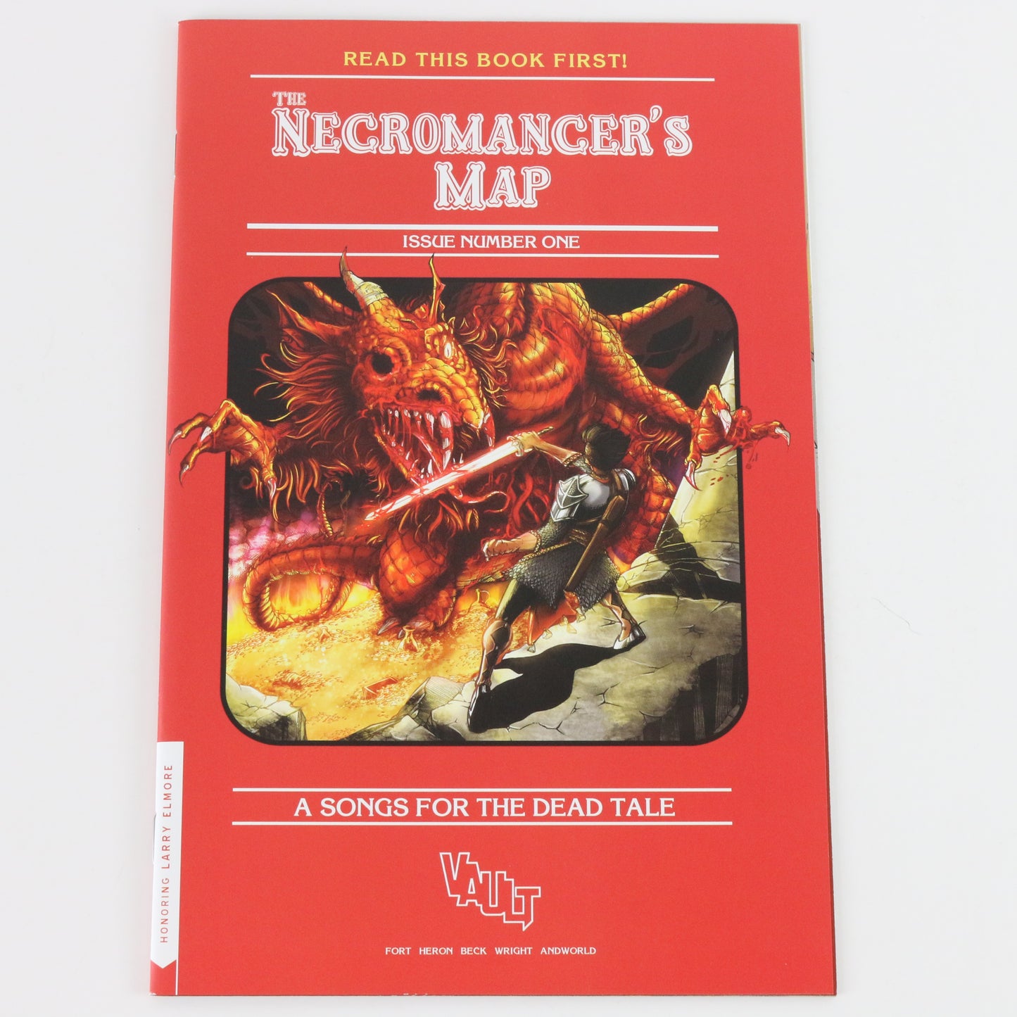 The Necromancers Map Songs For The Dead HOMAGE VARIANT D&D #1 Vault NM Comic