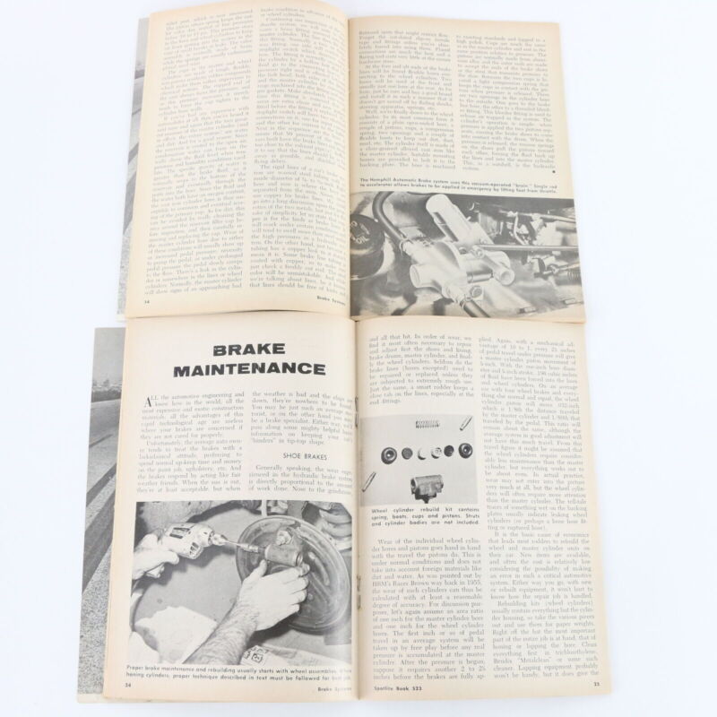 Lot Of 4 Brake Systems Spotlite 523 1962 Vintage Hot Rod Magazines