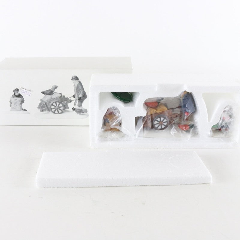Dept 56 Heritage Village Harvest Seed Cart Set Of 3 Christmas Accessories 5645-6