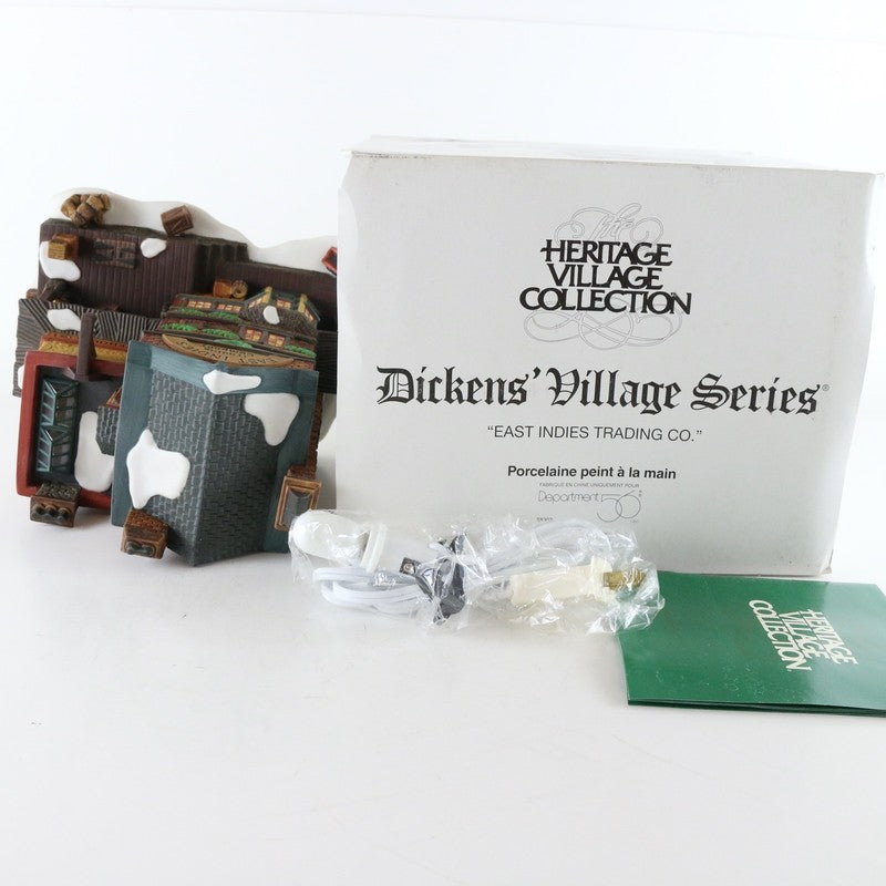 Department 56 Dickens Village East Indies Trading Co Christmas Building 58302