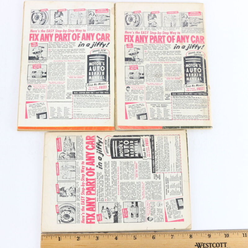 Lot Of 5 Rodding & Restyling Jan Feb Mar 1957 Vintage Car Magazines