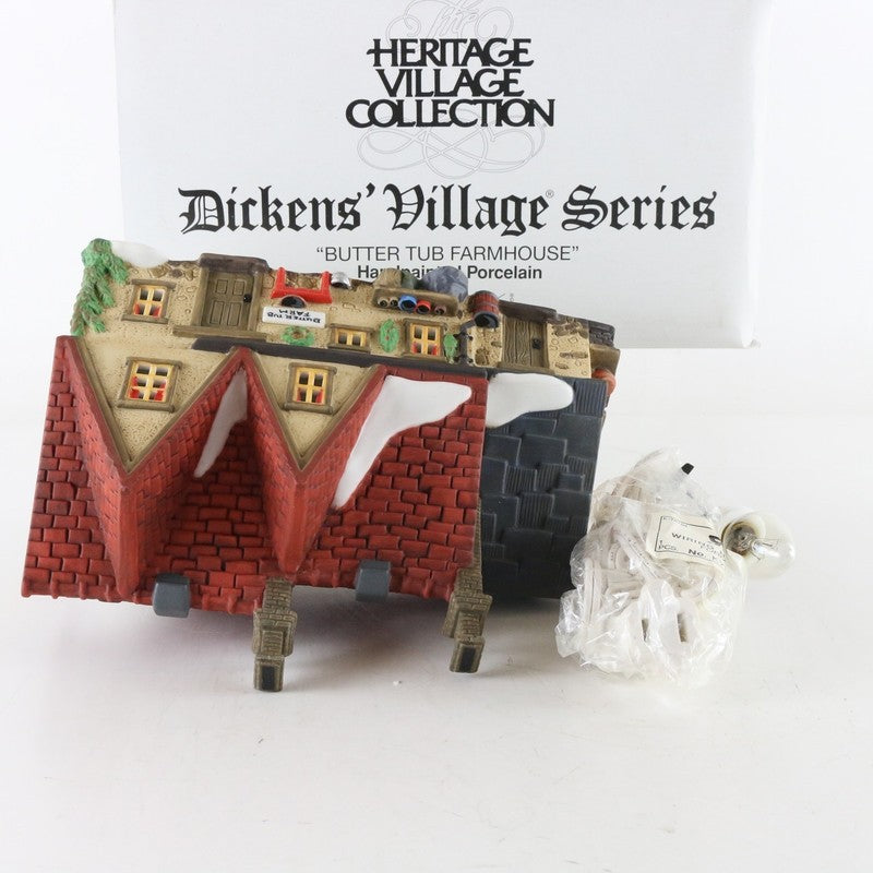 Dept 56 Dickens Heritage Village Butter Tub Farmhouse Christmas 58337