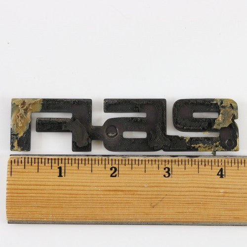 Vintage Chevy Celebrity 2.5 Fi Red & Black Emblem Badge 4.25"