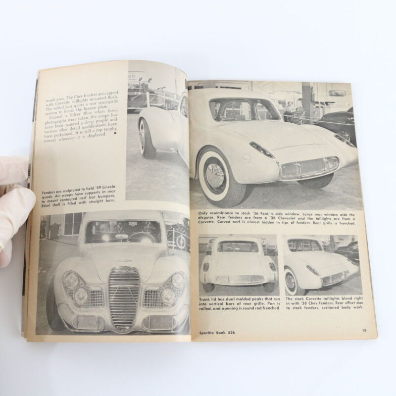20 Top Customs George Barris Spotlite 526 Vintage Hot Rod Magazine 1962