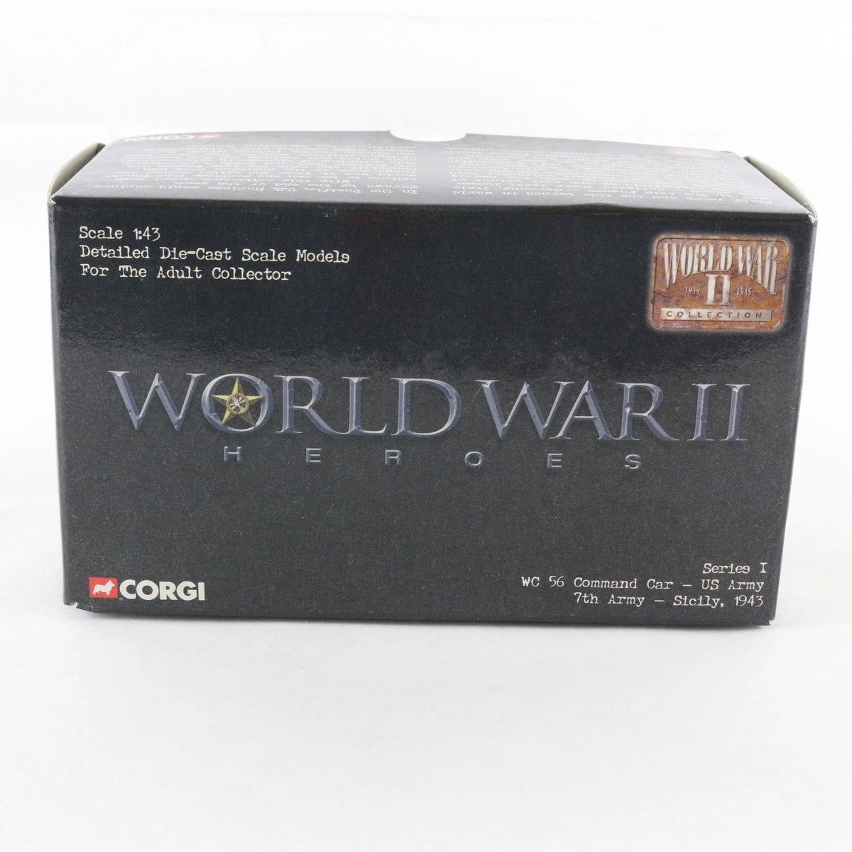 WC56 Command Car US Army Sicily 1943 WW2 Heroes Series 1 Corgi 1:43 CC51708