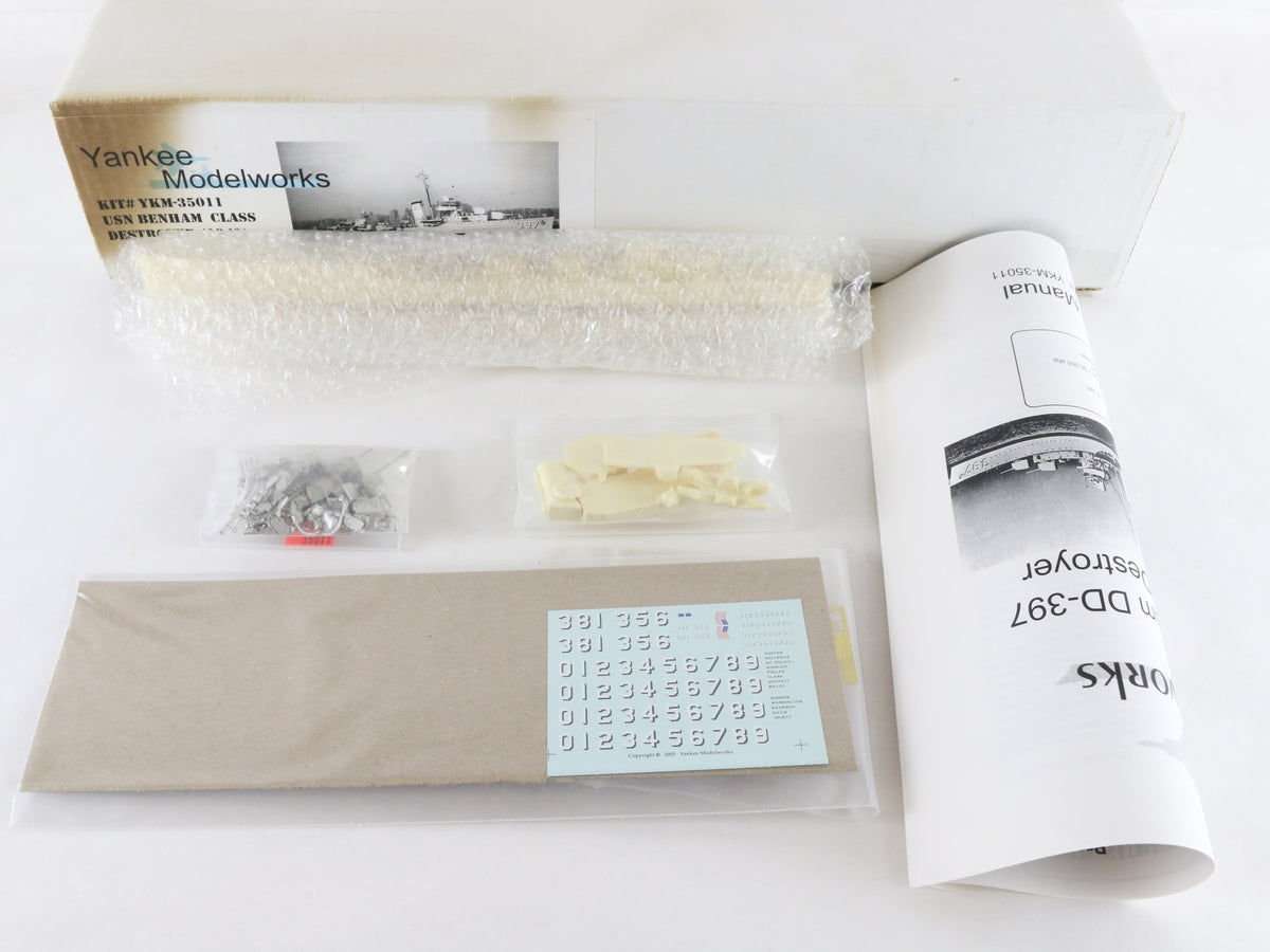 1942 Destroyer USN Benham Class Yankee Model Works 1:350 YKM-35011 Resin Kit