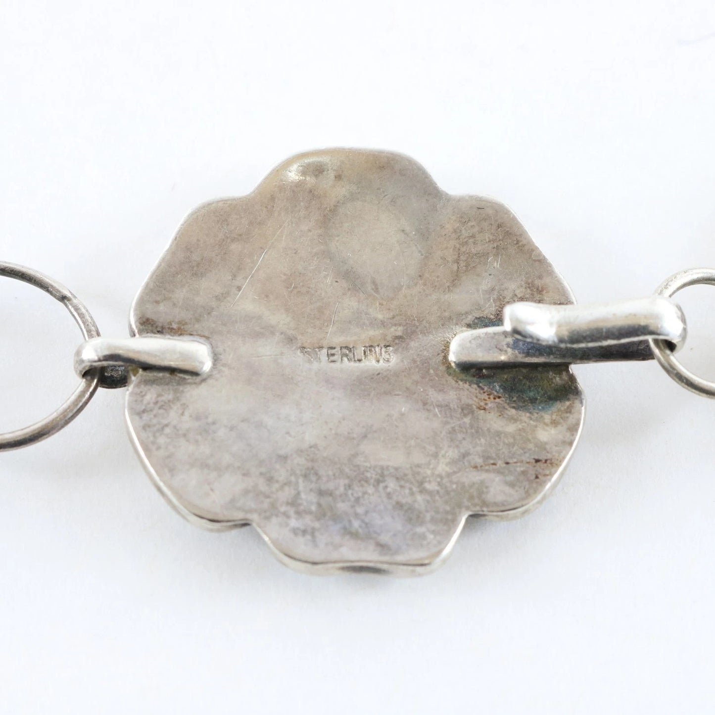 Zuni Native American Turquoise Mother Of Pearl Sterling Silver Concho Belt 194g