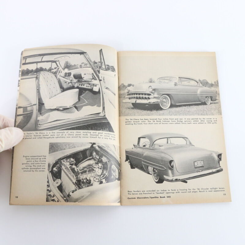 Custom Chevies Spotlite 542 Vintage Hot Rod Magazine 1963
