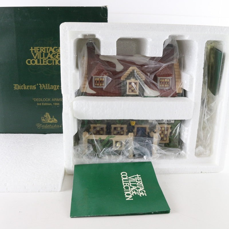 Dept 56 Dickens Village Dedlock Arms 3rd Ed 1994 Christmas Building