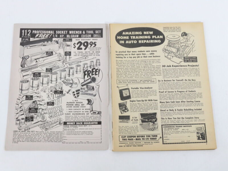 Lot Of 3 Hop UP: June & Sep 1963 Vintage Car Magazines HOT RODDING