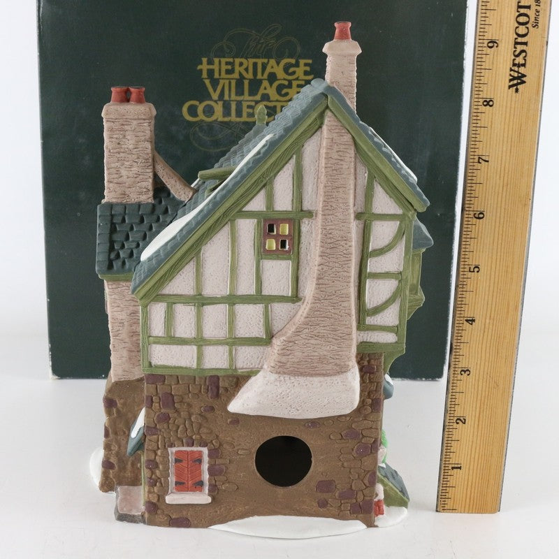 Dept 56 Dickens Village Pied Bull Inn 2nd Ed 1993 Christmas Building