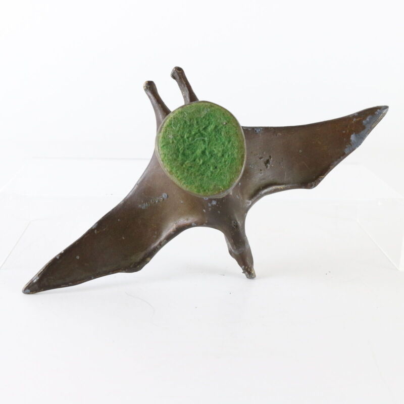 Vintage Brass/Brone SRG Sell Rite Gifts Cast Bronze Pterodactyl Dinosaur #47