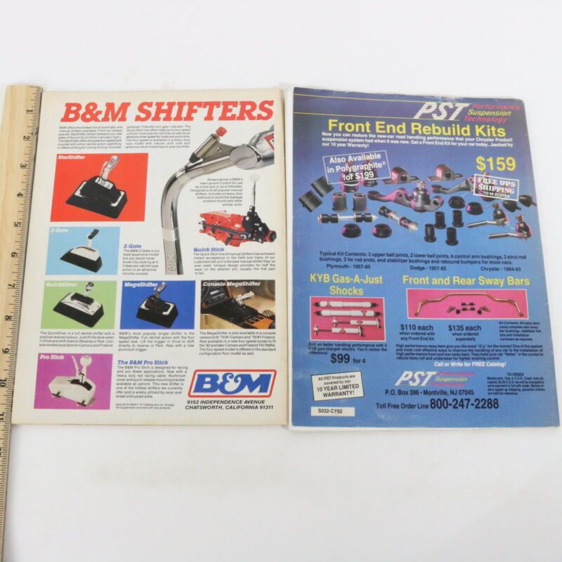 Lot Of 2 Chrysler Power Performance Mopars Sep 1992 & May 1988 Car Magazines