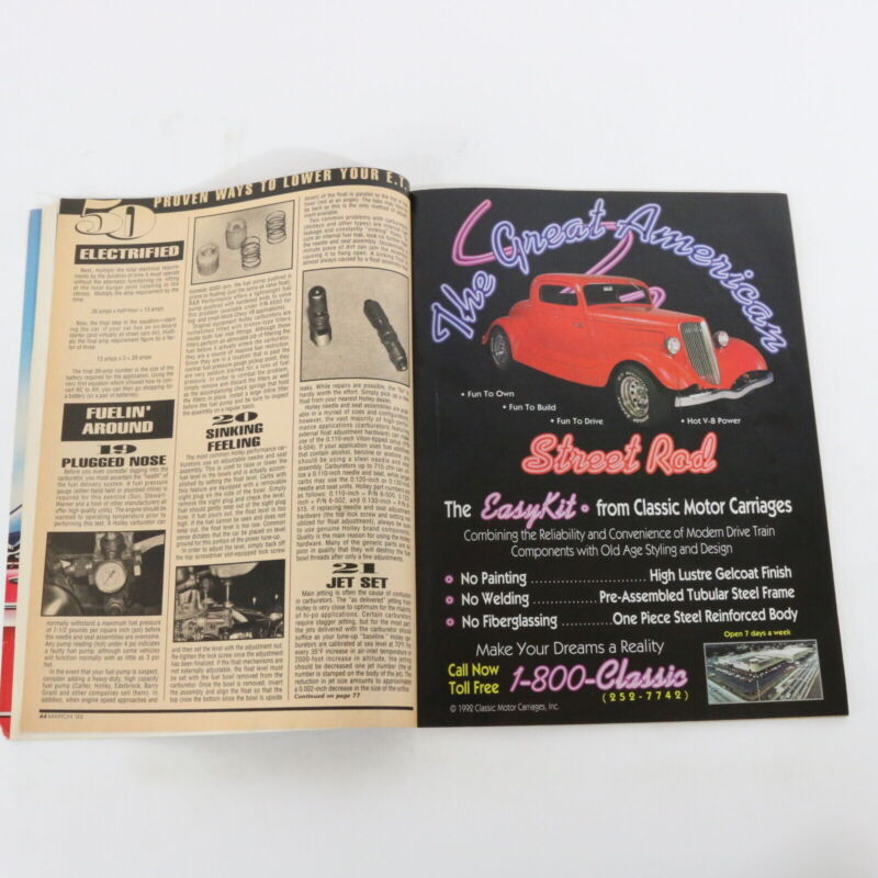 Popular Hot Rodding 8-9-10 Second Super Cars March 1993 Car Magazine