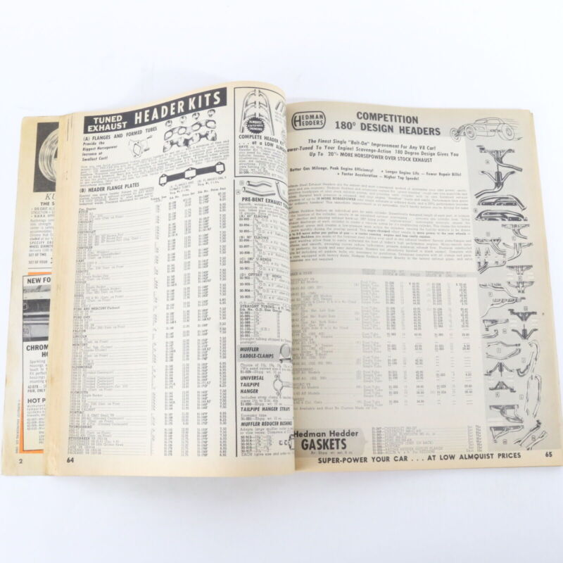 Almquist Engineering Fall Special Edition Car Part Catalog 1966