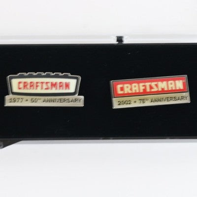 Craftsman Tools Lapel Pin Set 75th Anniversary Case Collectors 4 pc. Set