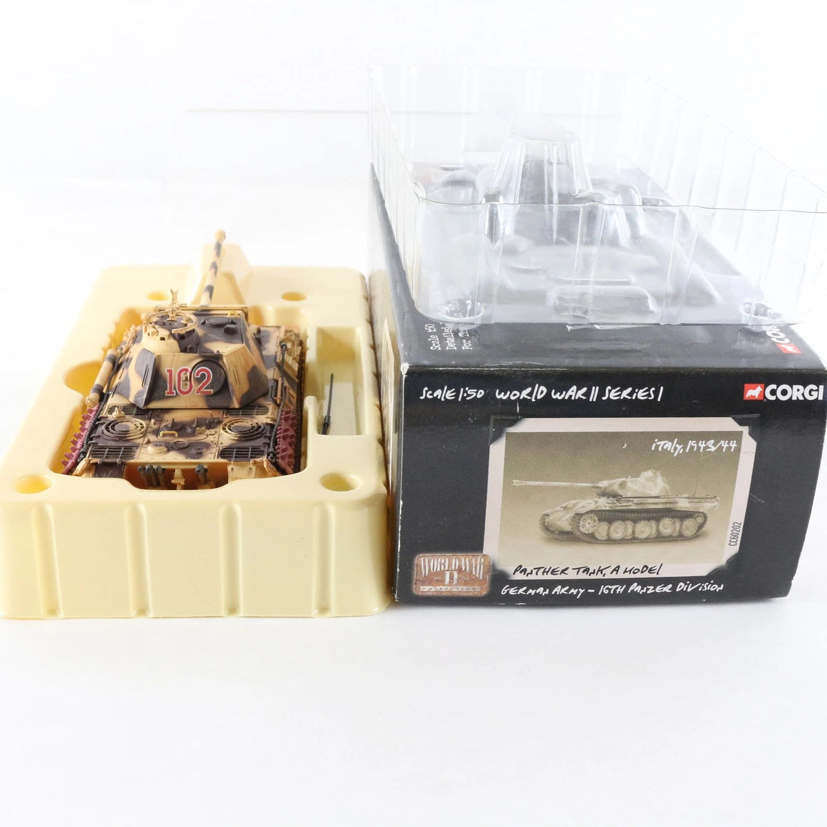 Panther Tank A Model German Army 16th Panzer WW2 Series 1 Corgi 1:50 Model