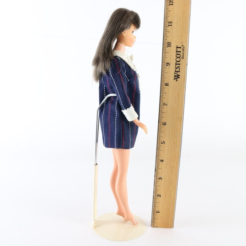 Vintage Barbie TNT Twist N Turn 1962 Midge Japan Mod Dress Mattel 11.5"