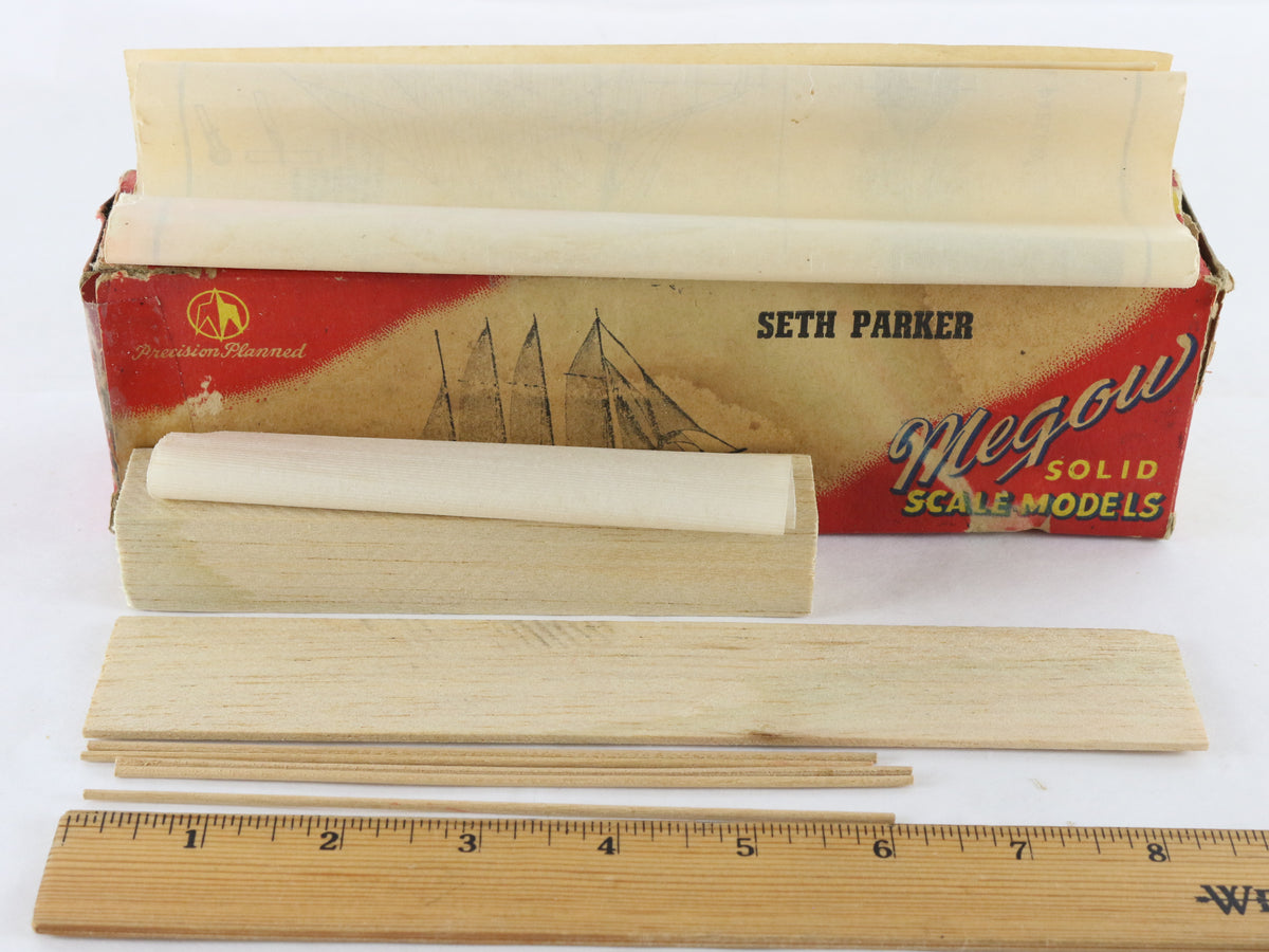 Mast Schooner Seth Parker Megow Wood Boat Kit K-1