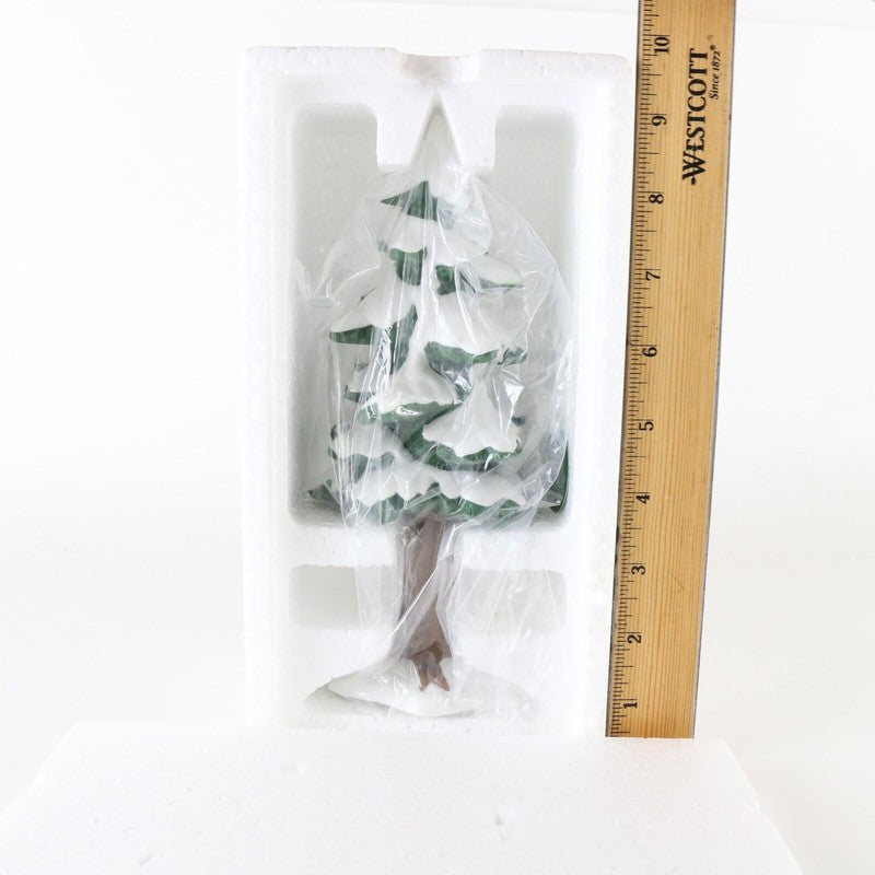 Dept 56 Heritage Village Large Porcelain Pine Tree Christmas Accessory 5218-3