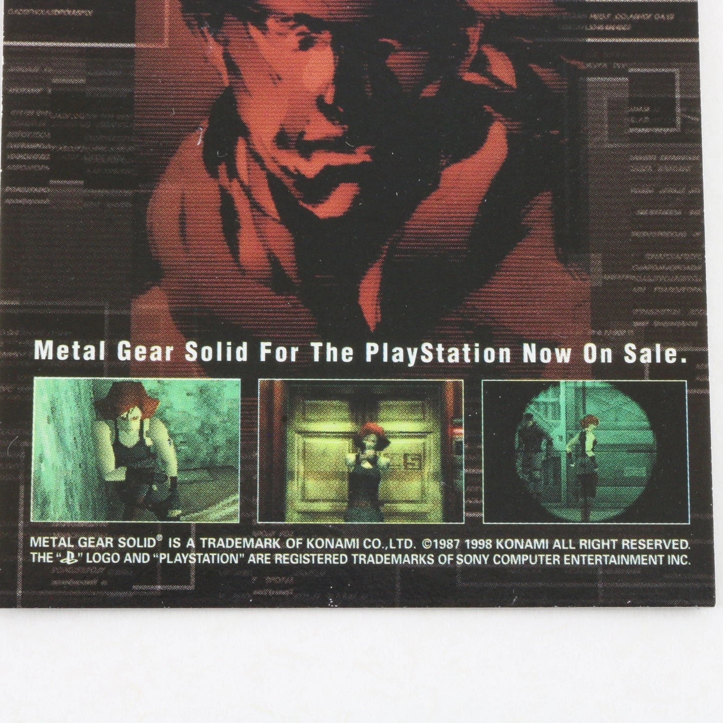 Metal Gear Solid Trading Card Checklist Meryl Silverburgh Konami