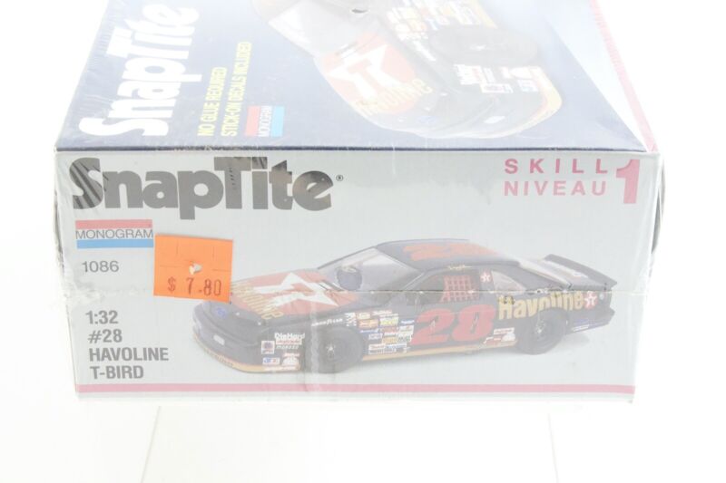 1992 Thunderbird Havoline Texaco T-Bird Daytona Monogram 1:32 Kit SEALED 1086