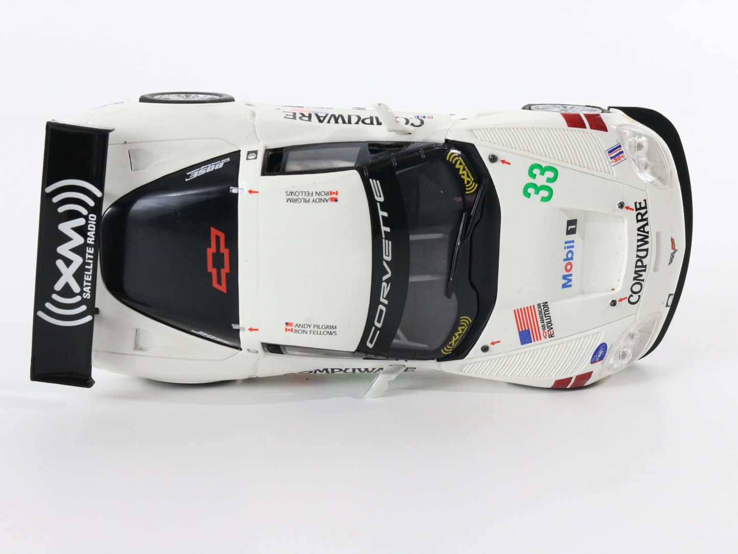 2005 Chevrolet Corvette C6r #33 Compuware Xm SCX Digital 1:32 Slot Car