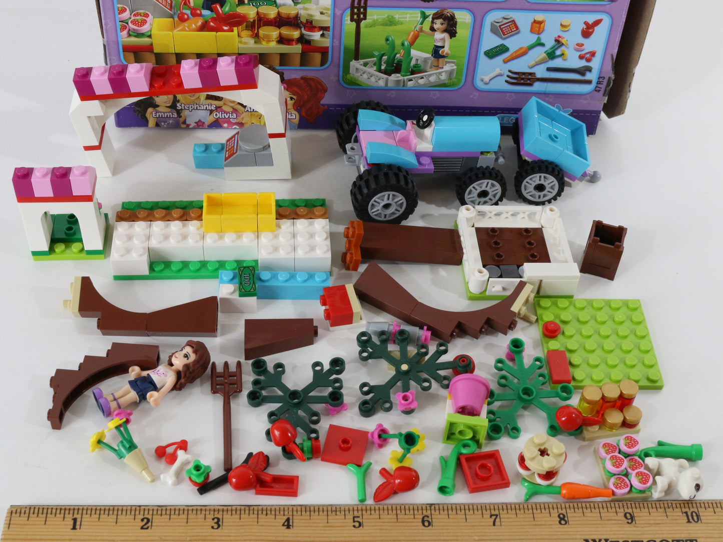 Lego Friends Sunshine Harvest Partly Built Set 41026 W/ Box & Instructions