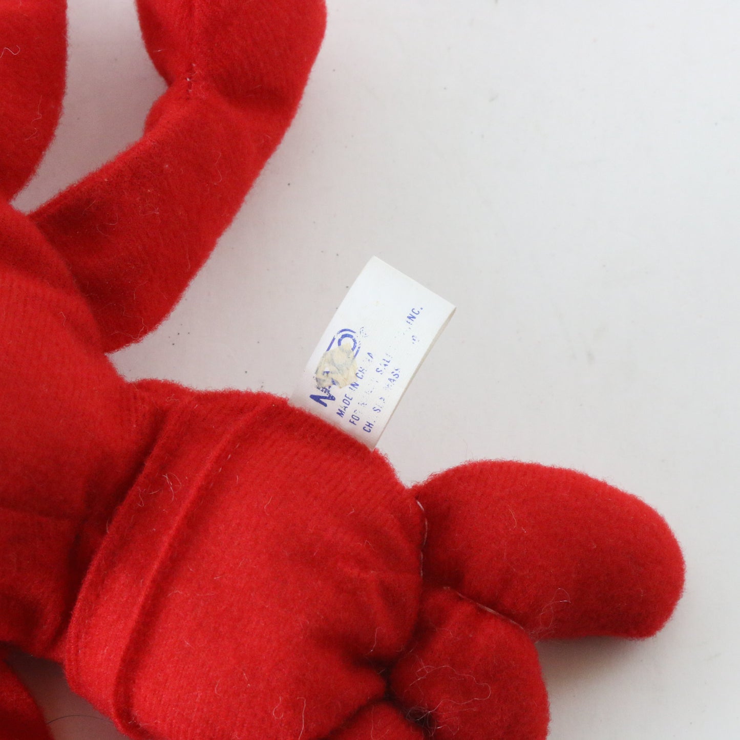 Nanco Lobster Plush Stuffed Animal Toy Red 12" Long