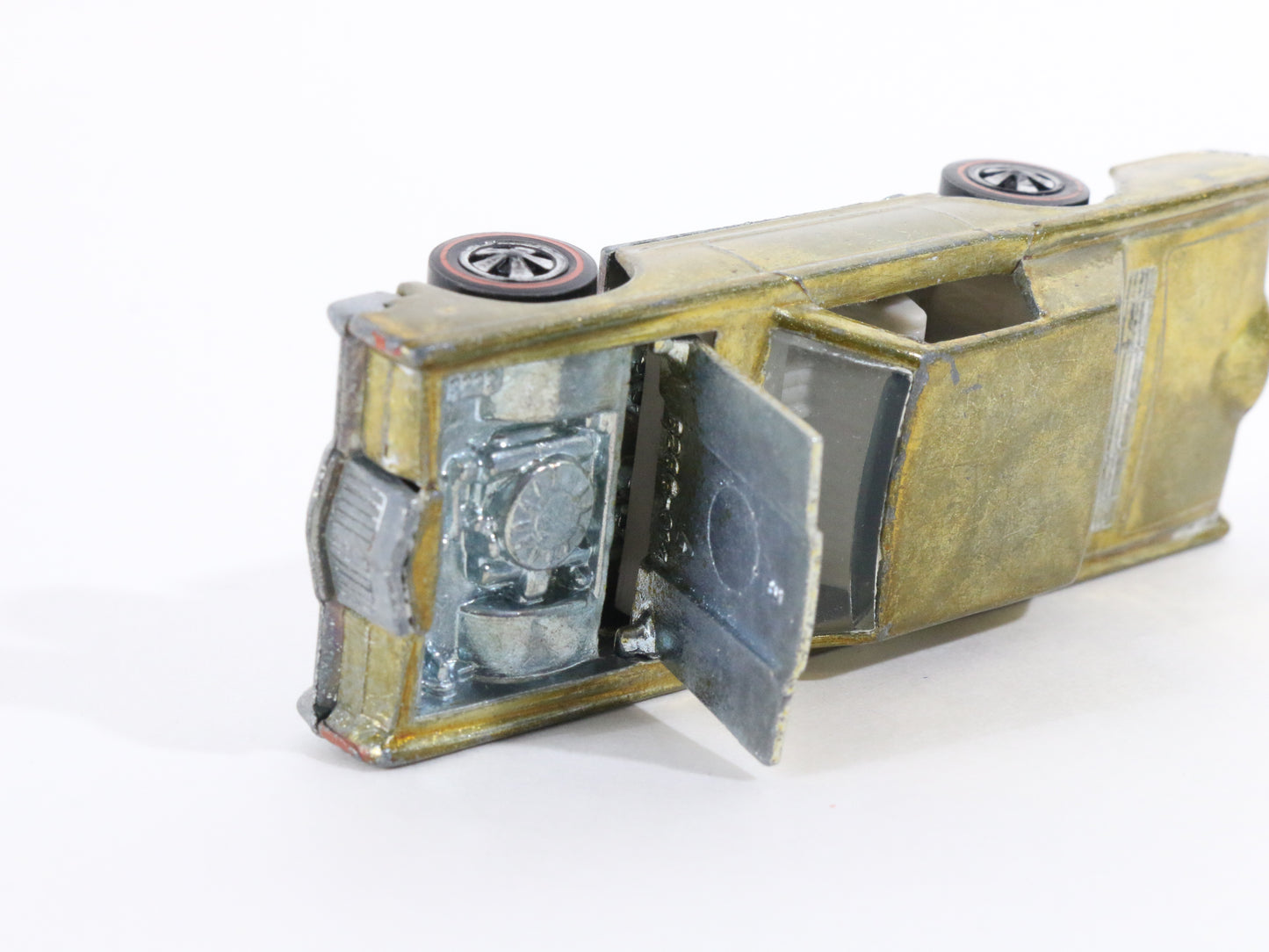 Vintage Hot Wheels Redline Custom Continental Mark III Gold Mattel 1968 USA