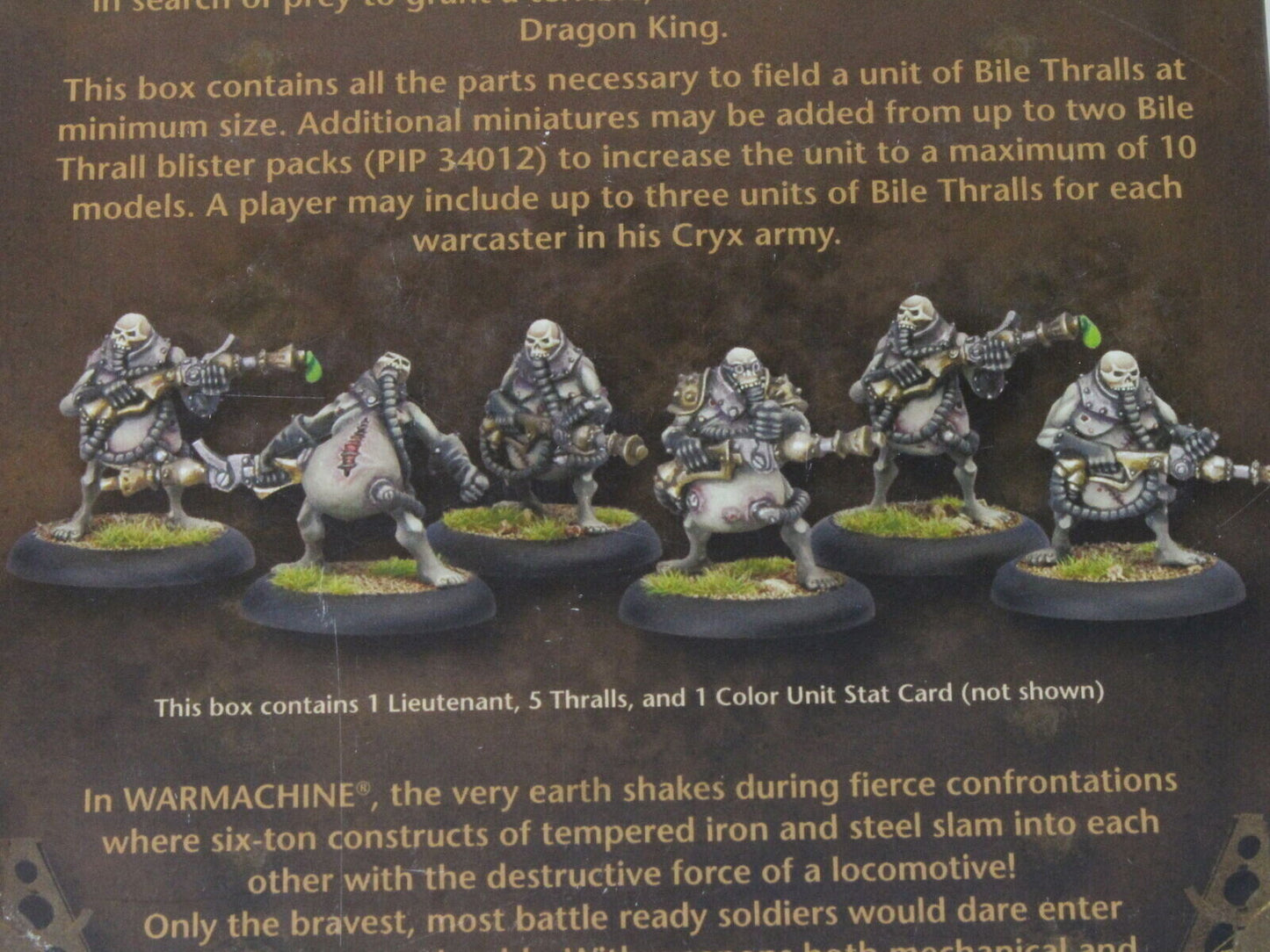 Warmachine Cryx Bile Thralls PIP34020 Privateer Press