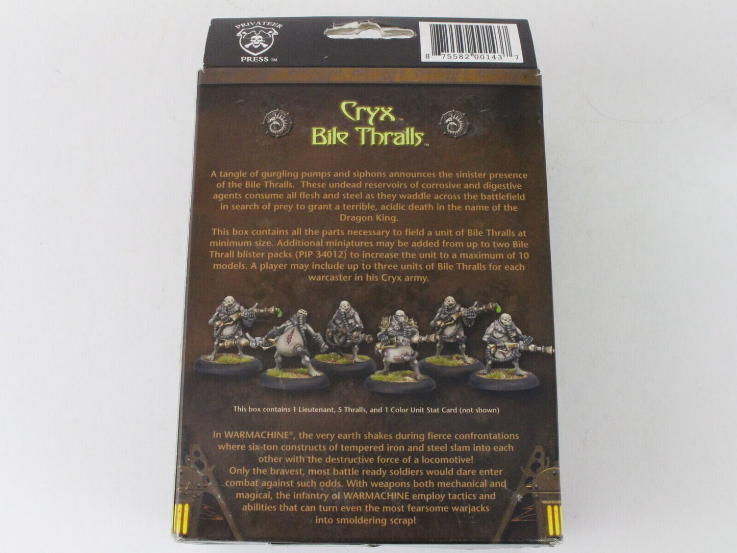 Warmachine Cryx Bile Thralls PIP34020 Privateer Press