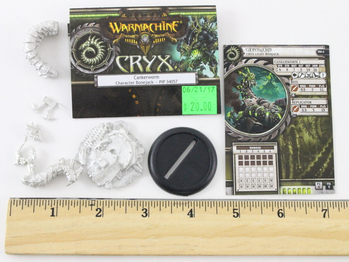 Warmachine Cryx Cankerworm Character Bonejack PIP34057 Privateer Press