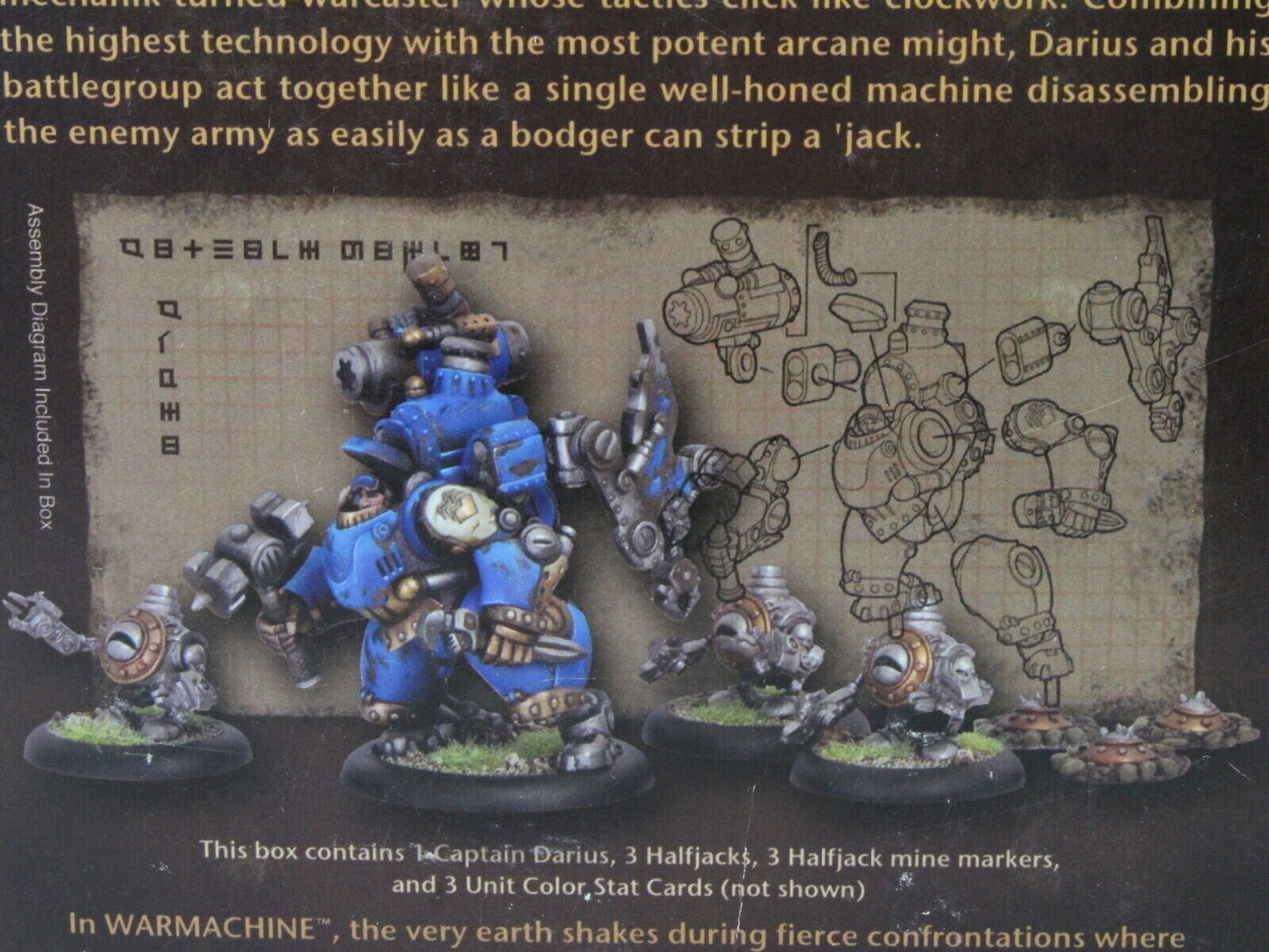 Warmachine Cygnar Capt Darius PIP31031 Privateer Press