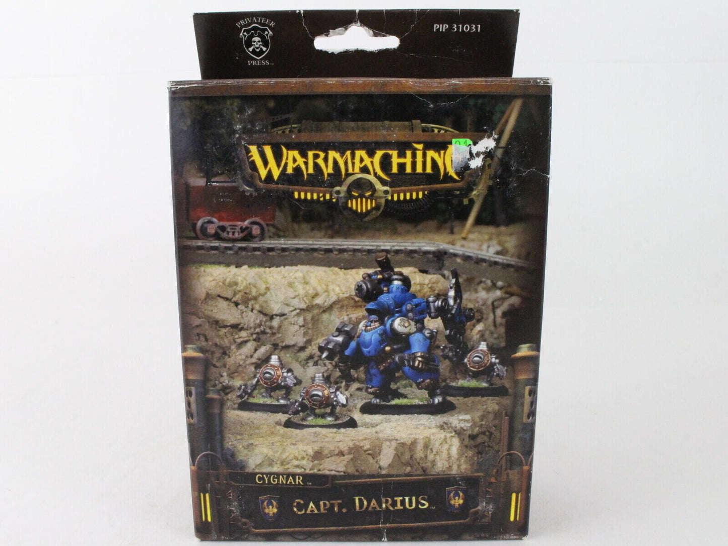 Warmachine Cygnar Capt Darius PIP31031 Privateer Press