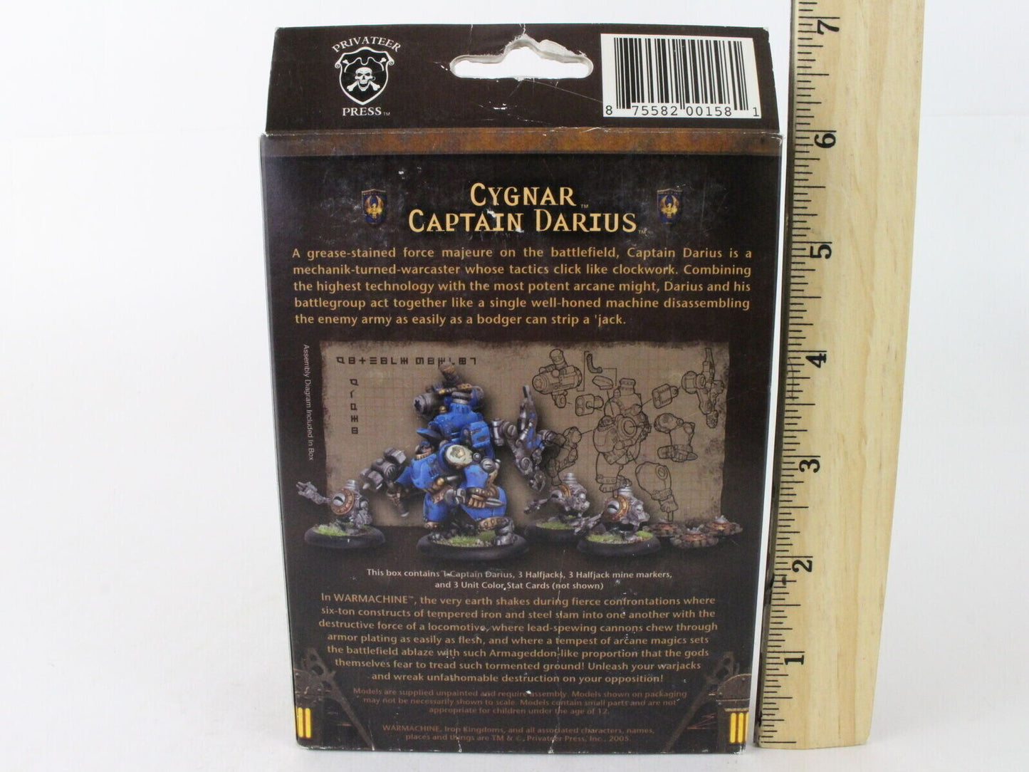 Warmachine Cygnar Capt Darius PIP31031 Privateer Press