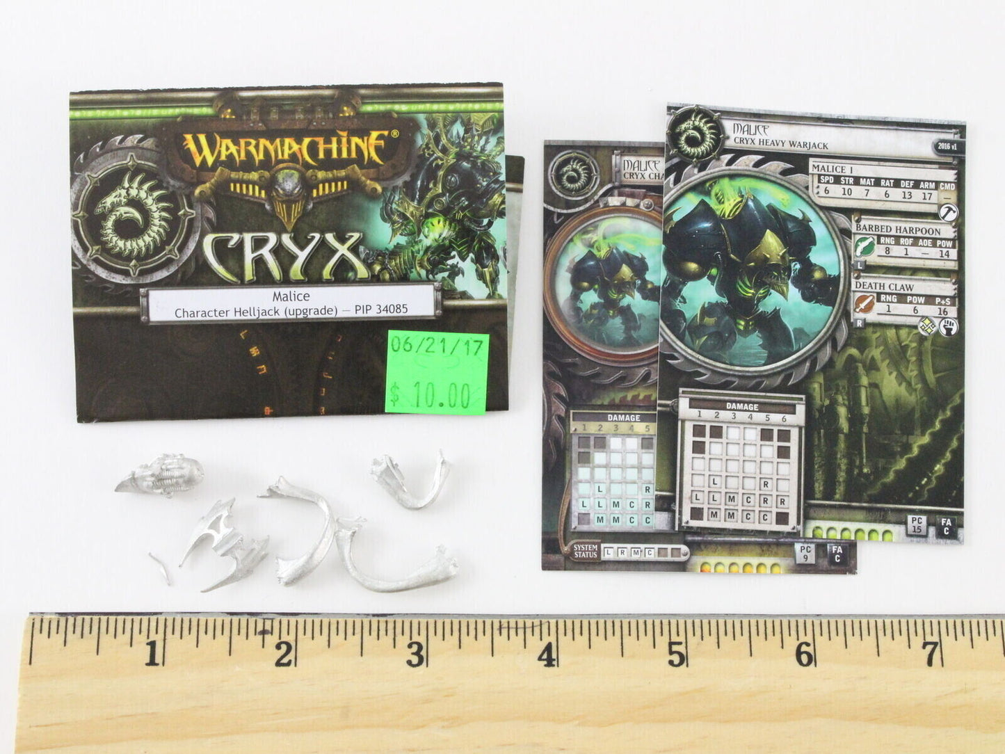 Warmachine Cryx Malice Character Helljack Upgrade PIP34085 Privateer Press